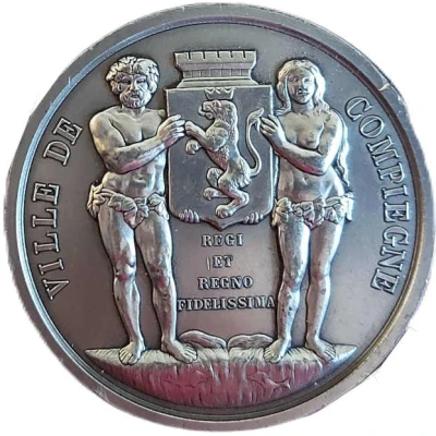 Medal - City of Compiègne silvered bronze ND front