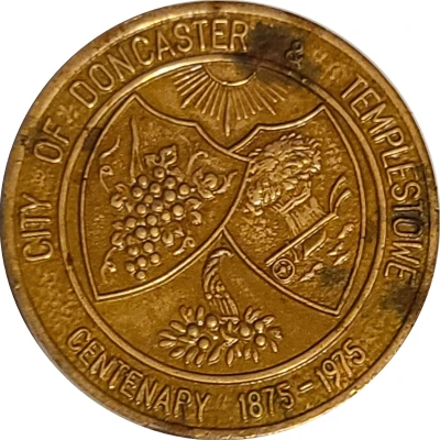 Medal - City of Doncaster & Templestowe Centenary front