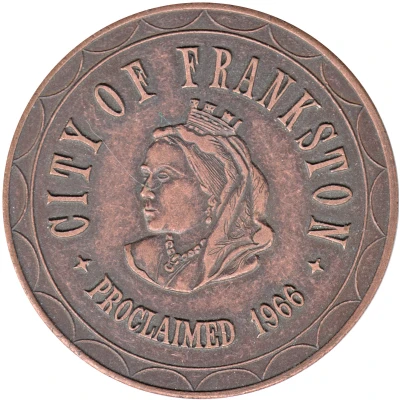 Medal - City of Frankston - Victoria front