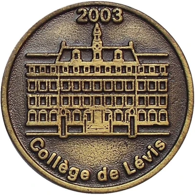 Medal - College of Levis Levis, Quebec front