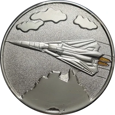 Medal - Commemorating the F-111 Australia Post Token ND front