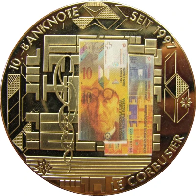 Medal - Commemoration of banknotes 10 francs, 8th series front
