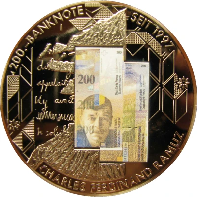 Medal - Commemoration of banknotes 200 francs, 8th serie front