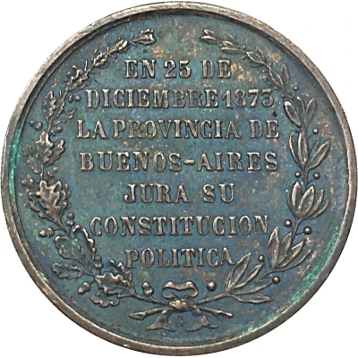 Medal - Constitution of Buenos Aires back