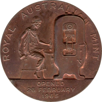 Medal - Conversion to Decimal Currency Australian Numismatic Society front