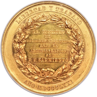 Medal - Cordoba National Exposition back