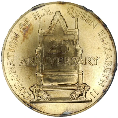 Medal - Coronation 25th Anniversary front