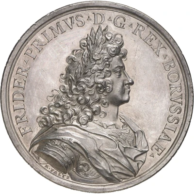 Medal - Coronation as King - Frederick I ND front