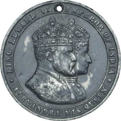 Medal Coronation of King Edward VII front