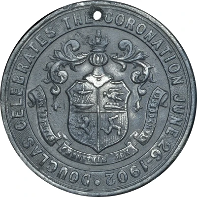 Medal Coronation of King Edward VII back