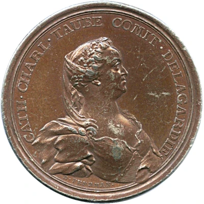 Medal - Countess Catherine Charlotte De la Gardie ND front