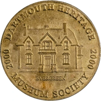 Medal - Dartmouth Heritage Museum Society The Alderney front