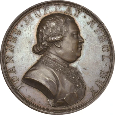 Medal Death of John Murray, Duke of Atholl; Copper front