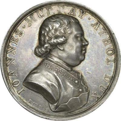 Medal Death of John Murray, Duke of Atholl; Silver front