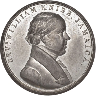 Medal - Death of William Knibb front