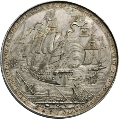 Medal - Death of admiral Maarten Tromp back