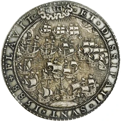 Medal - Defeat of the Spanish Armada front