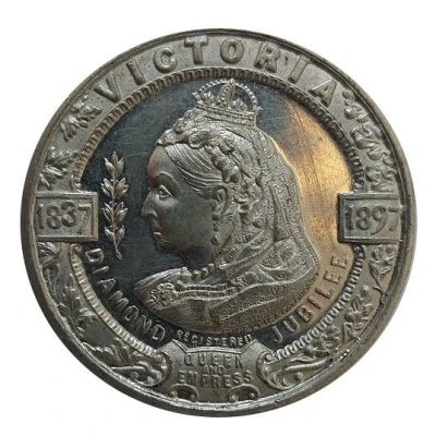 Medal - Diamond Jubilee Queen Victoria front