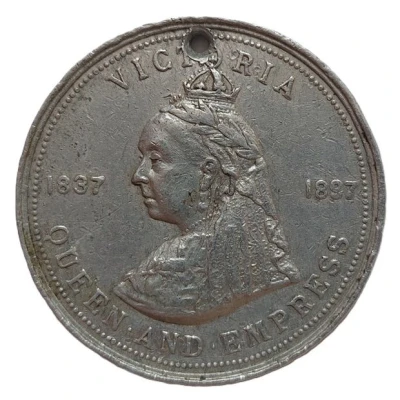 Medal - Diamond Jubilee Queen Victoria front