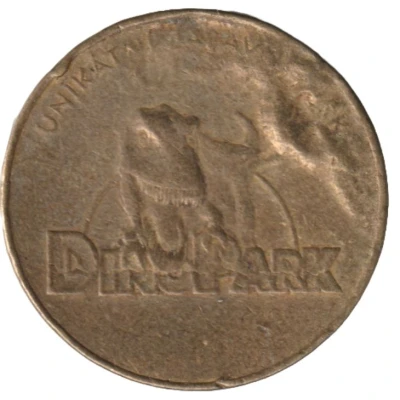 Medal - Dinopark (Stegosaurus) ND front