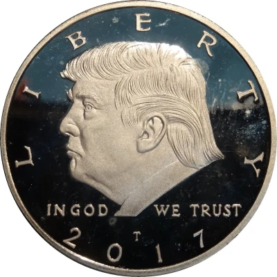 Medal - Donald Trump 45th President front