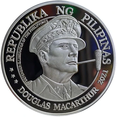 Medal - Douglas MacArthur Formation of USAFFE 80th Anniversary front