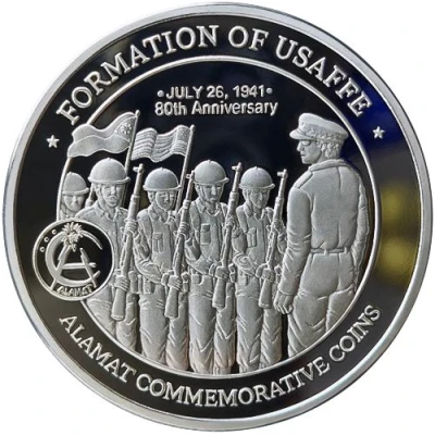 Medal - Douglas MacArthur Formation of USAFFE 80th Anniversary back