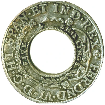 Medal - Earliest 1757 Holey Dollar (Replica) ND back