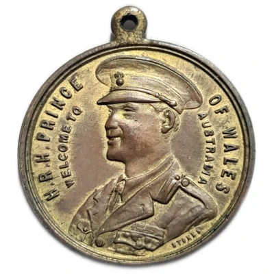 Medal - Edward Prince of Wales Visit to Australia 1920 Geelong front