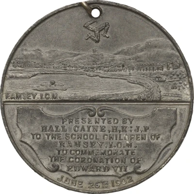 Medal - Edward VII Coronation; Ramsey back