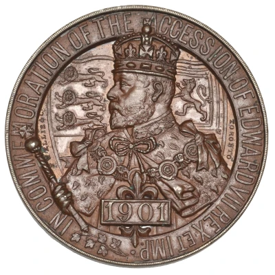 Medal - Edward VII Industrial Exhibition Association of Toronto; Ellis, bronze front