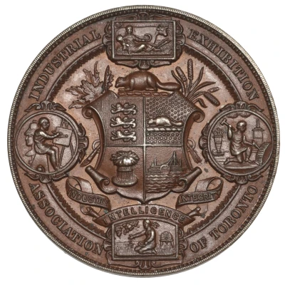 Medal - Edward VII Industrial Exhibition Association of Toronto; Ellis, bronze back