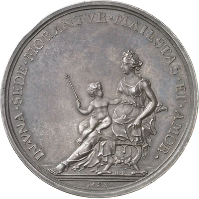 Medal - Electress Sophie Charlotte back