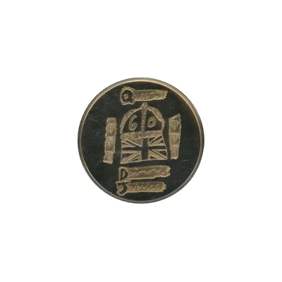 Medal - Elizabeth II Diamond Jubilee - Her Majesty The Queen and Prince Philip ND back