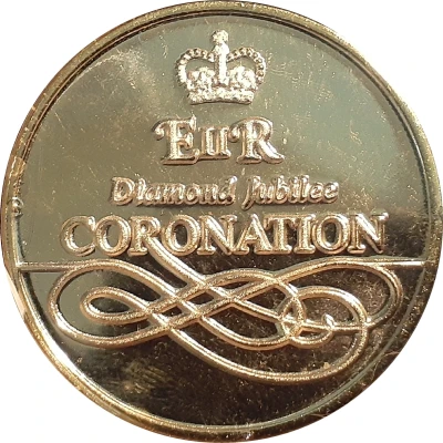 Medal - Elizabeth II Diamond Jubilee; St Edwards Crown back