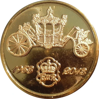 Medal - Elizabeth II Diamond Jubilee; State Coach front