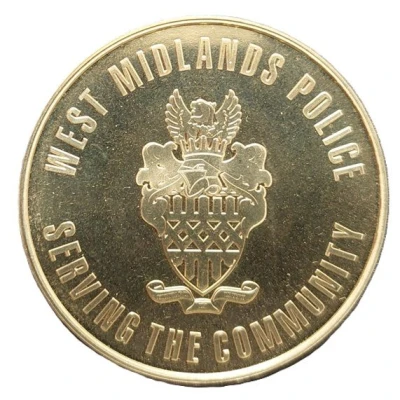 Medal - Elizabeth II Golden Jubilee; West Midlands Police back