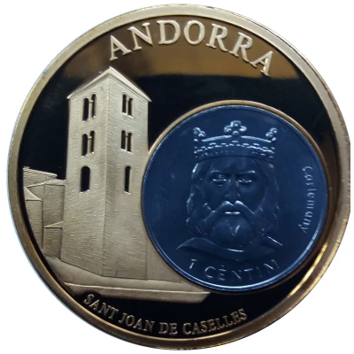 Medal - European Currencies (Andorra) ND front