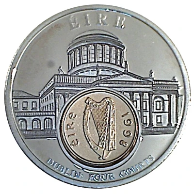 Medal - European Currencies (Ireland) ND front