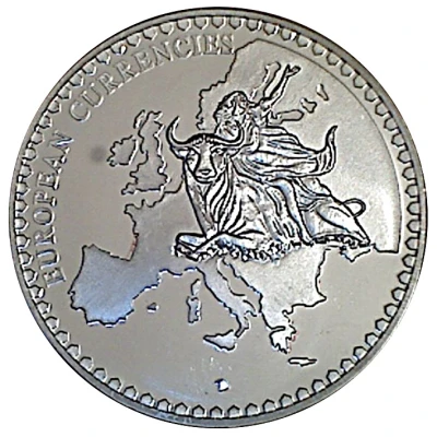 Medal - European Currencies (Ireland) ND back