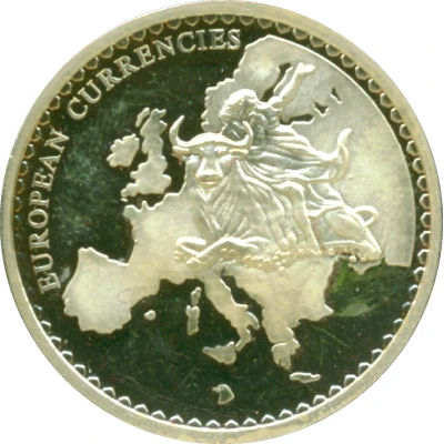 Medal - European Currencies Switzerland ND back