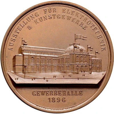 Medal - Exhibition for electrical engineering and applied arts in Stuttgart front