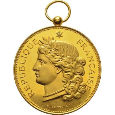 Medal - Exposition Française - Tunis front