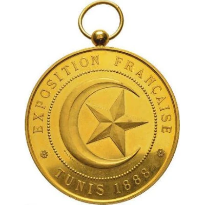 Medal - Exposition Française - Tunis back