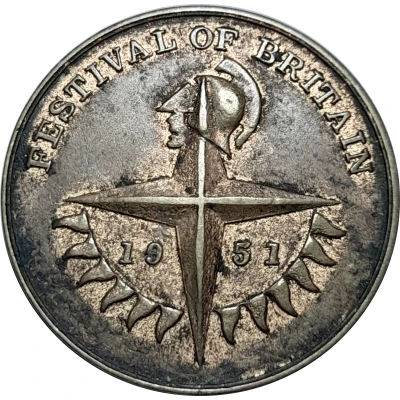 Medal - Festival of Britain 1951 NSRA Golden Jubilee front