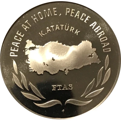 Medal - Fiftieth Anniversary of the Turkish Republic back