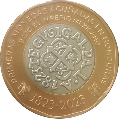 Medal - First Coins Minted in Honduras front