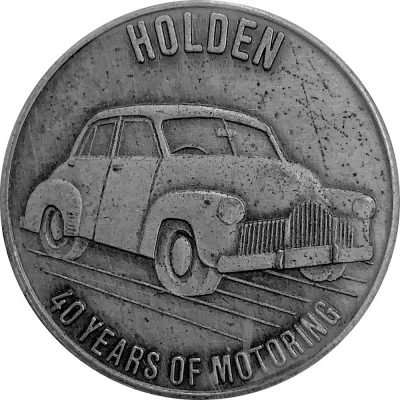 Medal - First Holden 40th Anniversary ND front