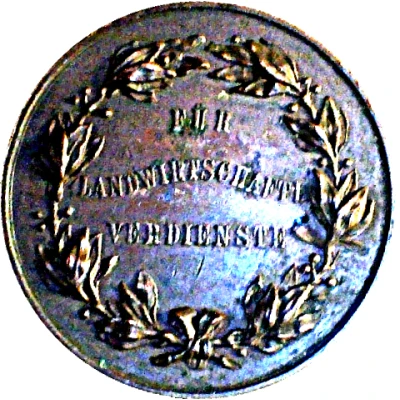 Medal - For agricultural earnings ND back