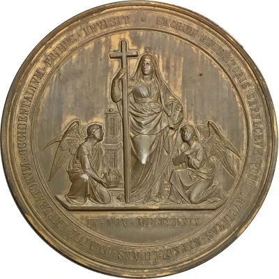 Medal - Francis Joseph I Visit of the Emperor to the holy grave in Jerusalem back